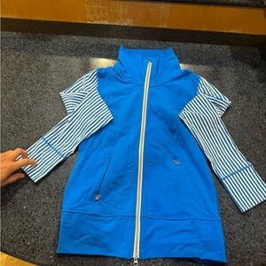 lululemon athletica Blue and White Jacket